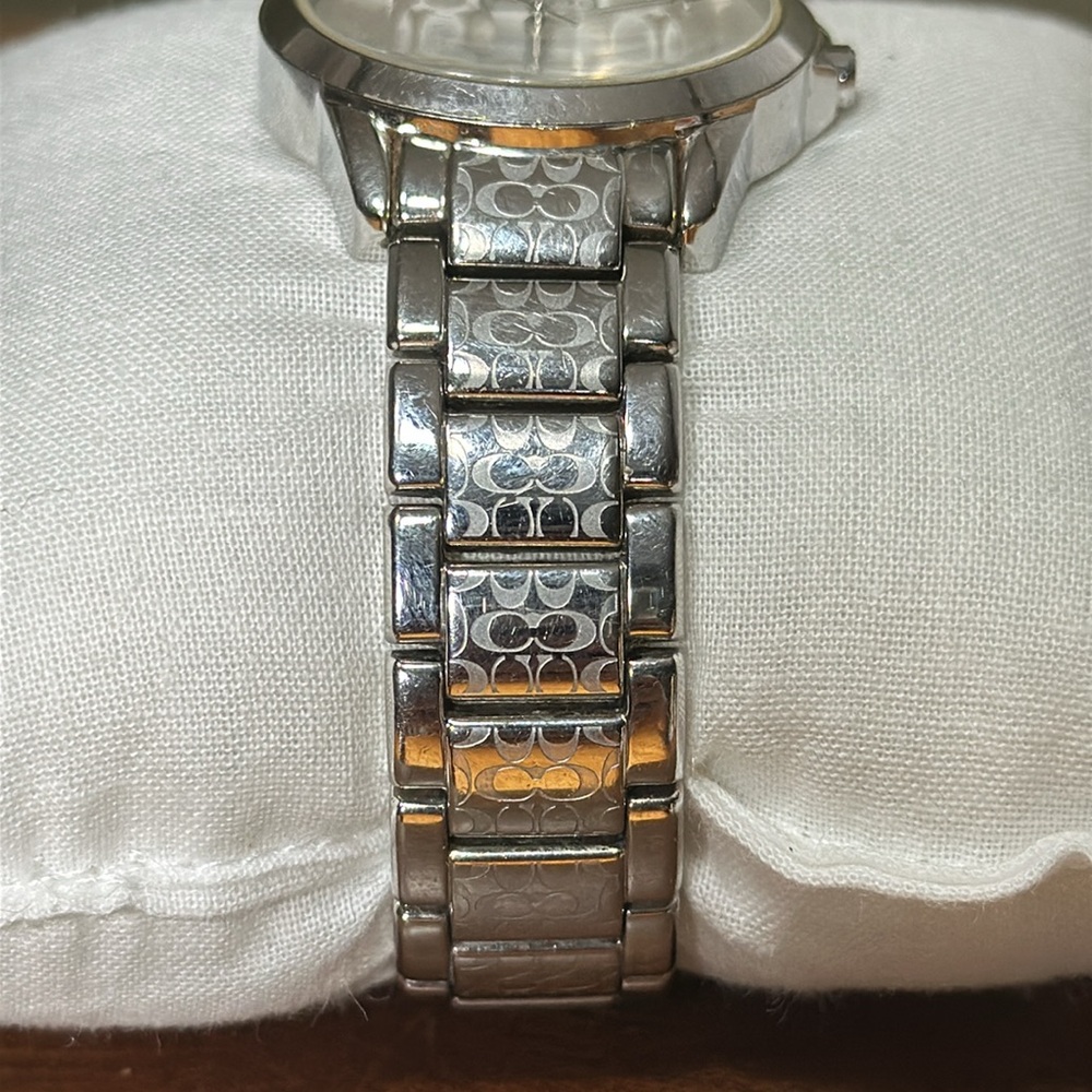 COACH Classic Ladies Stainless Steel Watch - Picture 7 of 14
